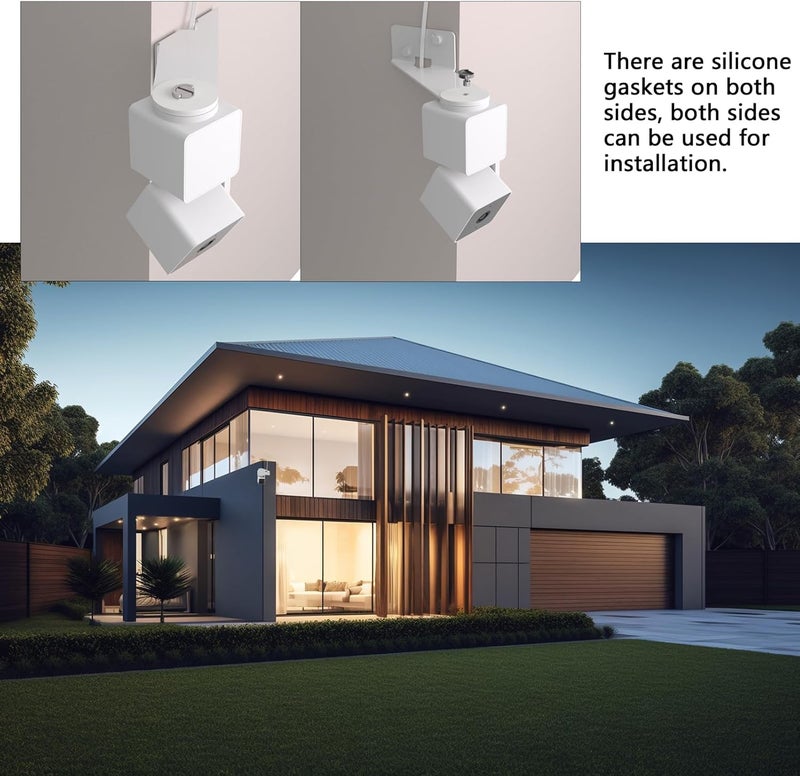 Zwolf Upgraded Outside Corner Mount for Wyze Cam Pan V4 / V3, Metal Wall Mount Bracket, Easily Capture Views from Both Sides of a House Corner. - Image 5